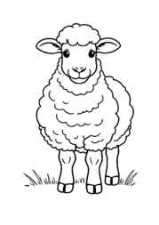 Farm Animals Coloring Book D0CB4DA6 (12 Coloring Pages)