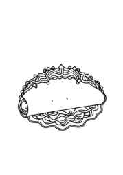 Fast Food Coloring Book 90C87576 (12 Coloring Pages)