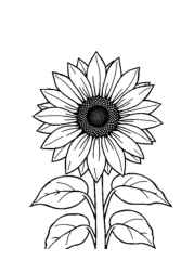 Flowers Coloring Book D047D166 (12 Coloring Pages)