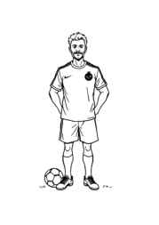 Football (Soccer) Coloring Book 8920EF17 (12 Coloring Pages)