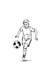 Football (Soccer) Coloring Book CB223211 (12 Coloring Pages)