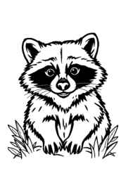 Forest Animals Coloring Book 1C09AC26 (12 Coloring Pages)