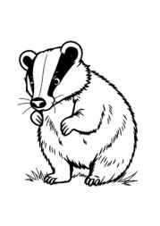 Forest Animals Coloring Book FA57C305 (12 Coloring Pages)