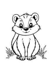 Forest Animals Coloring Book FA57C305 (12 Coloring Pages)