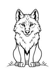 Forest Animals Coloring Book FA57C305 (12 Coloring Pages)