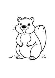 Forest Animals Coloring Book FA57C305 (12 Coloring Pages)