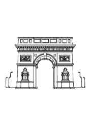 French Culture Coloring Book 19C58B03 (12 Coloring Pages)