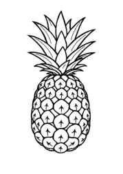 Fruits Coloring Book 0A0BE24B (12 Coloring Pages)