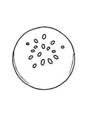 Fruits Coloring Book D074B9E9 (12 Coloring Pages)