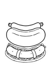 German Food Coloring Book 322A8D32 (12 Coloring Pages)