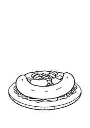 German Food Coloring Book 322A8D32 (12 Coloring Pages)