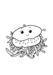 German Food Coloring Book 322A8D32 (12 Coloring Pages)