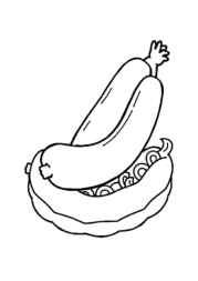 German Food Coloring Book 8974516F (12 Coloring Pages)