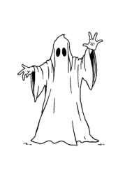 Ghosts Coloring Book 11E1740C (12 Coloring Pages)