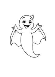 Ghosts Coloring Book 11E1740C (12 Coloring Pages)