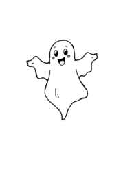 Ghosts Coloring Book 11E1740C (12 Coloring Pages)