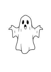 Ghosts Coloring Book 11E1740C (12 Coloring Pages)