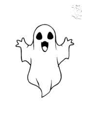 Ghosts Coloring Book 11E1740C (12 Coloring Pages)