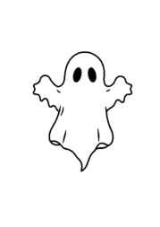 Ghosts Coloring Book 11E1740C (12 Coloring Pages)