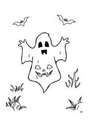 Ghosts Coloring Book 7B037579 (12 Coloring Pages)