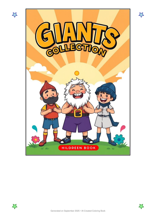Giants Coloring Book 36FBC9E3 (12 Coloring Pages)