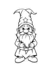 Gnomes Coloring Book 2B49E774 (12 Coloring Pages)
