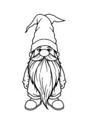 Gnomes Coloring Book 2B49E774 (12 Coloring Pages)