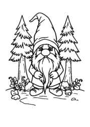 Gnomes Coloring Book 2B49E774 (12 Coloring Pages)