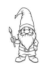 Gnomes Coloring Book 46AA241D (12 Coloring Pages)