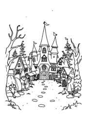 Gnomes Coloring Book 46AA241D (12 Coloring Pages)