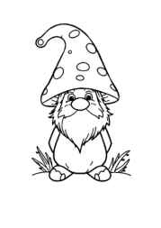 Gnomes Coloring Book 46AA241D (12 Coloring Pages)