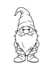 Gnomes Coloring Book 46AA241D (12 Coloring Pages)