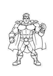Heroes Coloring Book 283E53C0 (12 Coloring Pages)