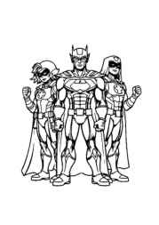Heroes Coloring Book 283E53C0 (12 Coloring Pages)