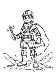 Heroes Coloring Book 3601CA6D (12 Coloring Pages)