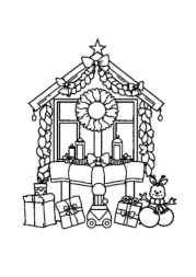 Holiday Coloring Book F514346B (12 Coloring Pages)