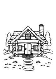Houses Coloring Book 8B3AC0A9 (12 Coloring Pages)