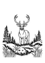 Hunting Coloring Book 07036FF4 (12 Coloring Pages)