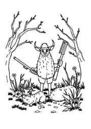Hunting Coloring Book 2D5684FE (12 Coloring Pages)