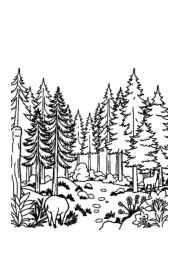 Hunting Coloring Book 2D5684FE (12 Coloring Pages)