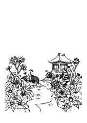 Japanese Culture Coloring Book D6BDC970 (12 Coloring Pages)