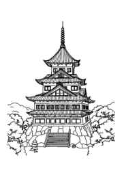 Japanese Culture Coloring Book D6BDC970 (12 Coloring Pages)
