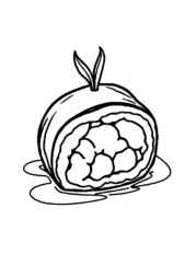 Japanese Food Coloring Book 3B0CED92 (12 Coloring Pages)