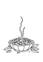 Japanese Food Coloring Book 3B0CED92 (12 Coloring Pages)