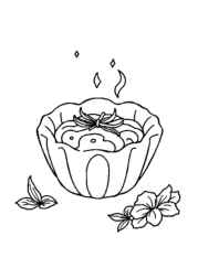 Japanese Food Coloring Book 3B0CED92 (12 Coloring Pages)