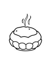 Japanese Food Coloring Book 62D8E7FE (12 Coloring Pages)