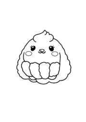 Japanese Food Coloring Book 62D8E7FE (12 Coloring Pages)