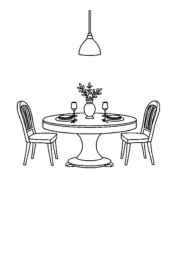 Kitchen Coloring Book 3239357A (12 Coloring Pages)