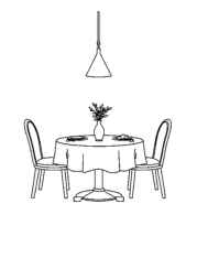 Kitchen Coloring Book 5FEE0633 (12 Coloring Pages)