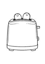 Kitchen Coloring Book AE9D3DB0 (12 Coloring Pages)